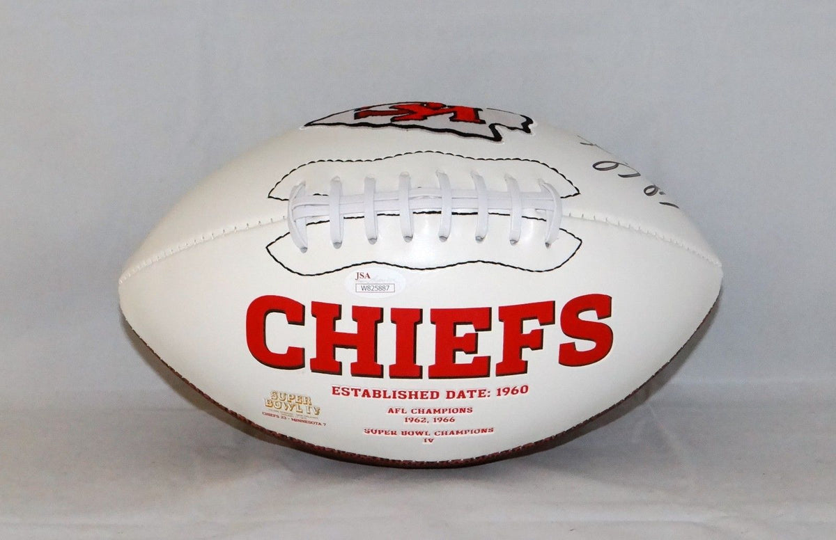 Jamaal Charles Autographed Kansas City Chiefs Logo Football- JSA W