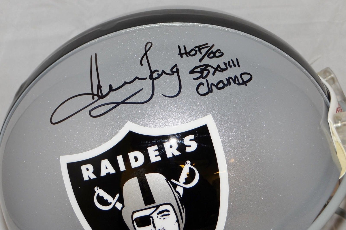 Howie Long Autographed F/S Oakland Raiders w/ HOF ProLine Helmet- JSA – The  Jersey Source