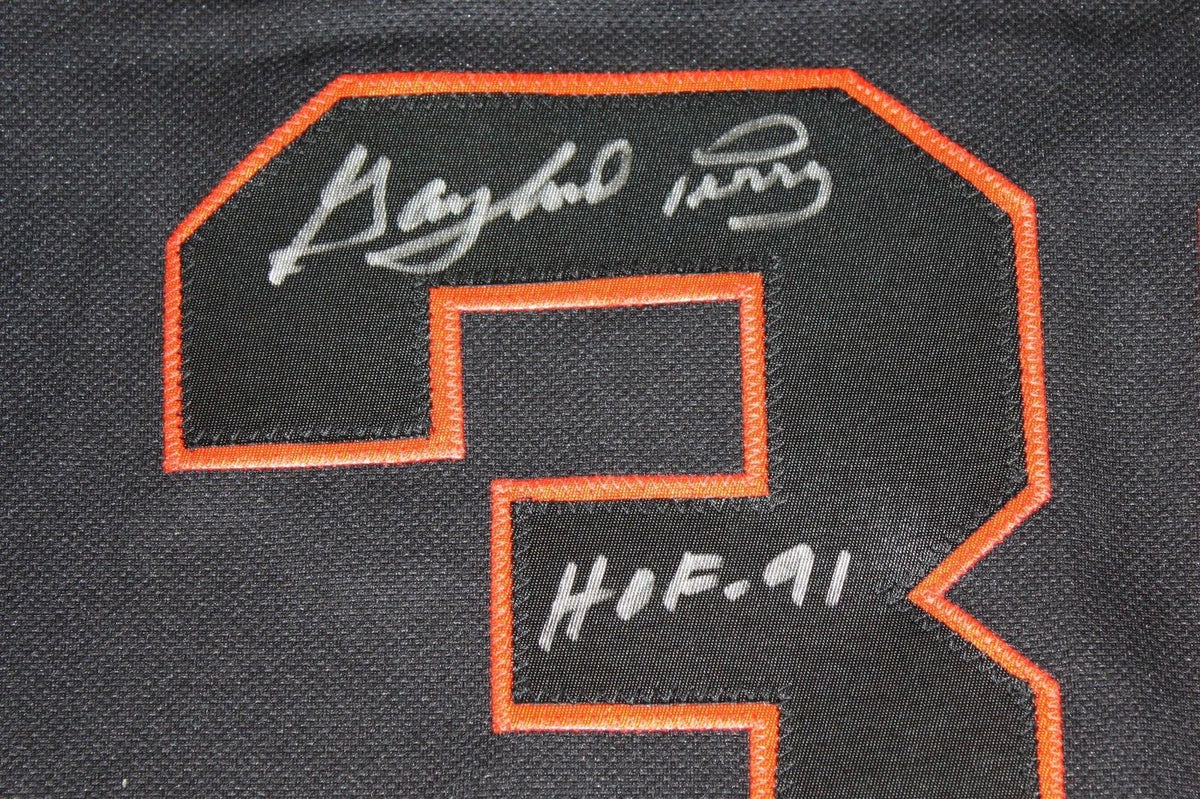 Gaylord Perry Autographed Black San Francisco Giants Jersey W/ HOF- JS –  The Jersey Source