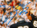 Chris Zorich Autographed Notre Dame 8x10 Against Miami Photo- JSA W Auth