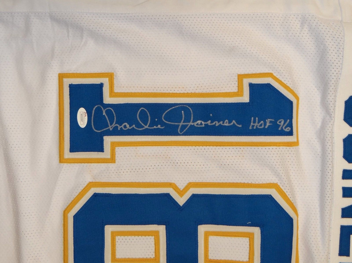 Charlie Joiner Custom Jersey Jsa Hologram & Coa W686603 Autograph at  's Sports Collectibles Store