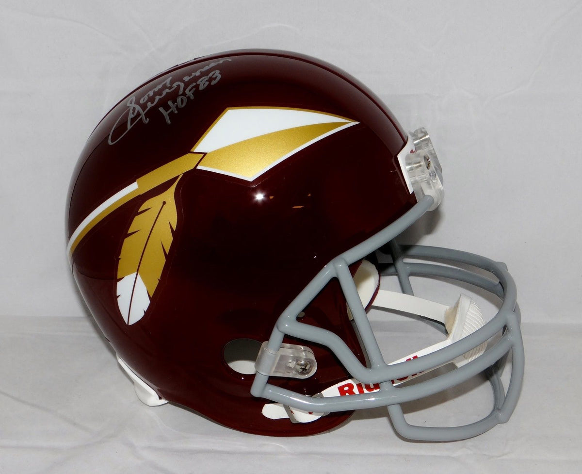 Sonny Jurgensen Autographed Redskins F/S Spear Helmet W/ HOF- JSA