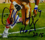 Charles Haley HOF Autographed San Francisco 49ers Goal Line Art Card- JSA W Auth