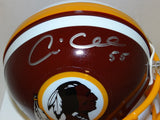 Andre Collins Autographed Washington Redskins Mini Helmet- JSA W Authenticated
