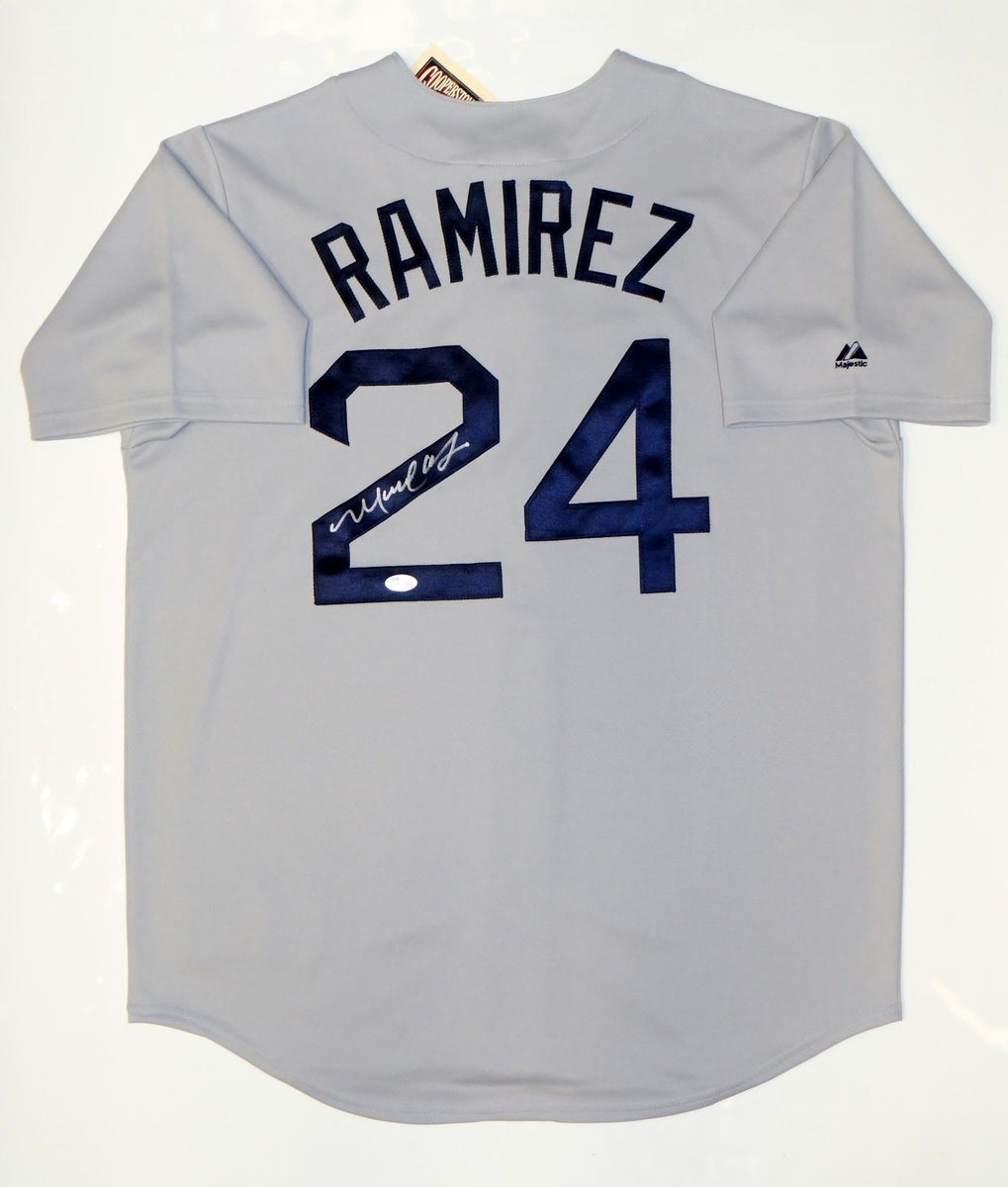 Manny Ramirez Signed Authentic Boston Red Sox Jersey Huge Signature With  JSA COA