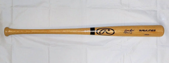 Jim Rice HOF Autographed Blonde Rawlings Pro Baseball Bat- JSA W Authenticated