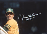 Rollie Fingers Autographed 16x20 Oakland A's Pitching Photo- JSA W Authenticated