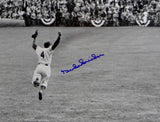 Duke Snider Autographed LA Dodgers 16x20 Cheering Photo- JSA Authenticated