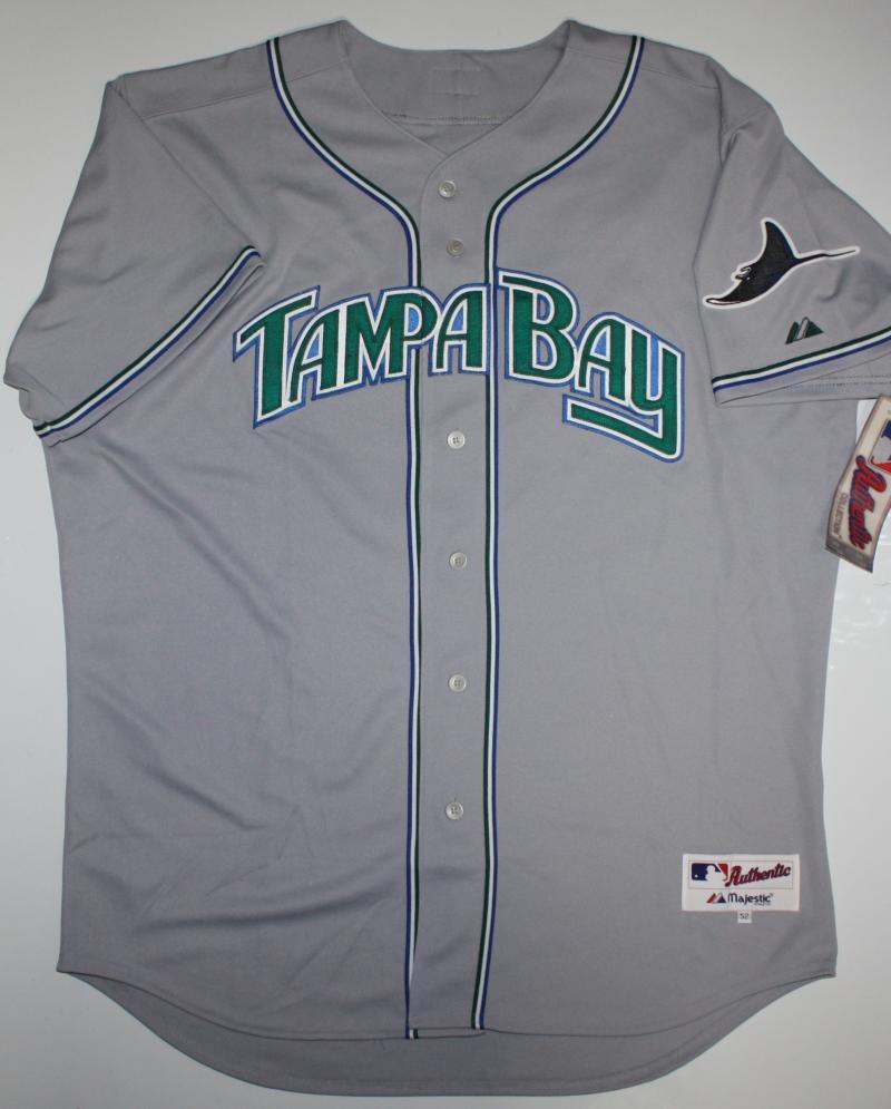 Evan Longoria Signed Tampa Bay Rays Majestic Style Jersey JSA COA & Lo –