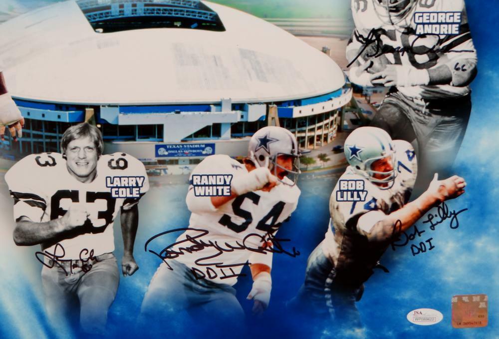 Autographed Randy White Dallas Cowboys Goal Line Art Card at 's  Sports Collectibles Store