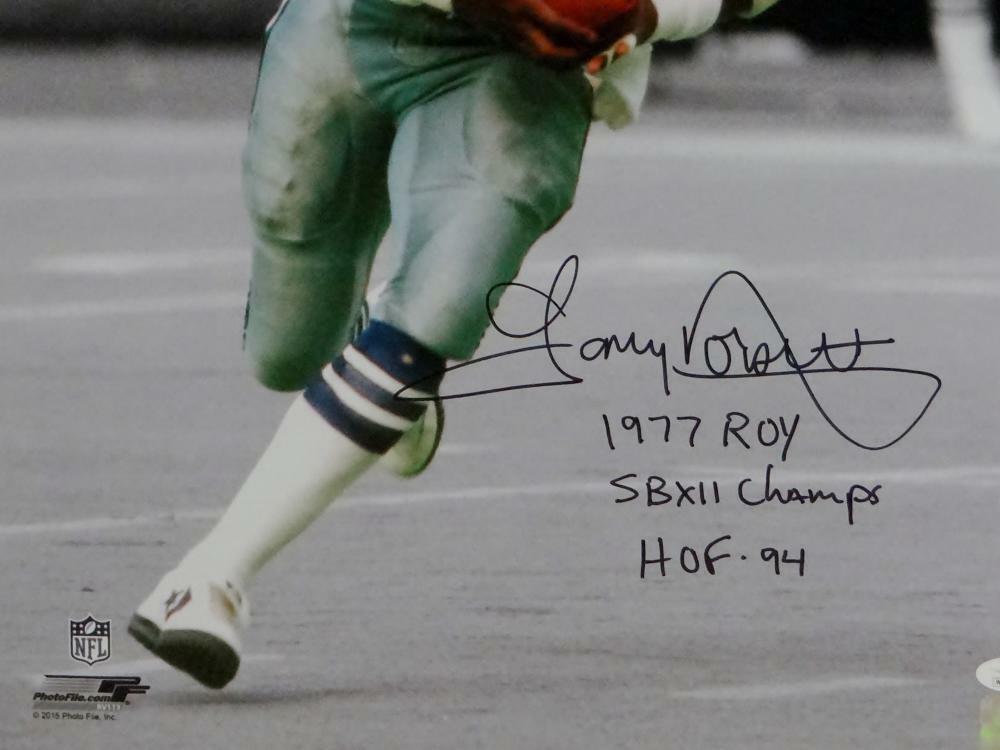 Tony Dorsett Dallas Cowboys Autographed 8'' x 10'' Running in