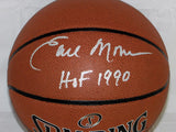 Earl Monroe Autographed NBA Spalding Basketball With HOF and JSA W Authenticated Image 2