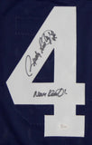 Rudy Ruettiger Autographed Never Quit Navy Blue College Style Jersey- JSA W Auth Image 3