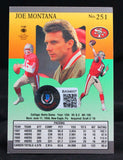 1991 Fleer Ultra #251 Joe Montana San Francisco 49ers Autograph Beckett Authenticated  Image 2