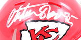 Christian Okoye Autographed Kansas City Chiefs Speed Mini Helmet-Beckett W Hologram *Silver Image 2