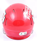 Christian Okoye Autographed Kansas City Chiefs Speed Mini Helmet w/ Nigerian Nightmare - Beckett W Hologram *Silver Image 3