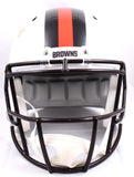Nick Chubb Autographed Cleveland Browns F/S Alternate 2023 Speed Helmet-Beckett W Hologram *Orange Image 3