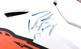 Peyton Manning Autographed Denver Broncos Lunar Flex F/S Helmet- Fanatics *Blue *Faded Image 2