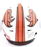 Peyton Manning Autographed Denver Broncos Lunar Flex F/S Helmet- Fanatics *Blue *Faded Image 4