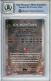 2014 Topps Valor #82 Joe Montana San Francisco 49ers BAS Autograph 10  Image 2