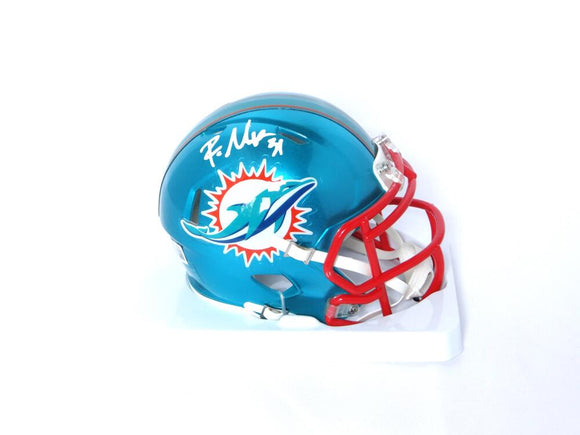 Raheem Mostert Autographed Miami Dolphins Flash Speed Mini Helmet-Beckett W Hologram *White Image 1
