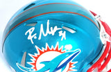 Raheem Mostert Autographed Miami Dolphins Flash Speed Mini Helmet-Beckett W Hologram *White Image 3