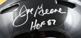 Joe Greene Autographed Pittsburgh Steelers 63-76 Speed Authentic F/S Helmet w/ HOF-Beckett W Hologram *Silver Image 2