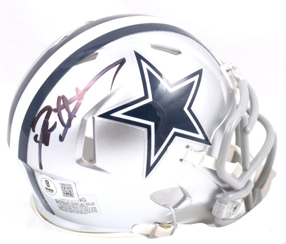 Deion Sanders Autographed Dallas Cowboys Speed Mini Helmet-Beckett W Hologram *Black Image 1