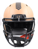 Davante Adams Autographed Las Vegas Raiders F/S Salute to Service 2023 Speed Authentic Helmet-Beckett W Hologram *White Image 3