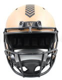 Davante Adams Autographed Las Vegas Raiders F/S Salute to Service 2023 Speed Helmet - Beckett W Hologram *White Image 3