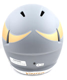 Justin Jefferson Autographed Minnesota Vikings F/S Slate Speed Helmet-Beckett W Hologram *White Image 4