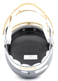 Justin Jefferson Autographed Minnesota Vikings F/S Slate Speed Helmet-Beckett W Hologram *White Image 5