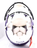 Justin Jefferson Autographed Minnesota Vikings F/S Speed Authentic Helmet-Beckett W Hologram *White *Smear Image 5