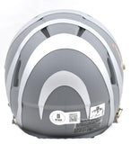 Ja'Marr Chase Autographed Cincinnati Bengals Slate Speed Mini Helmet -Beckett W Hologram *Orange Image 3