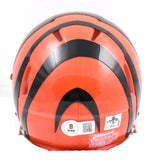 Ja'Marr Chase Autographed Cincinnati Bengals Speed Mini Helmet -Beckett W Hologram *Black Image 3