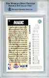 1992-93 Upper Deck #1B Shaquille O'neal Trade RC Orlando Magic BAS Autograph 10   Image 2