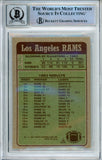 1984 Topps Team Leaders #276 Eric Dickerson Rams BAS Autograph 10 Image 2