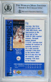 1996-97 Upper Deck SP #141 Allen Iverson RC 76ers BAS Autograph 10  Image 2