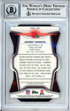 2014 Topps Platinum Die Cut #PDCJM Johnny Manziel RC Cleveland Browns BAS Autograph 10  Image 2