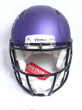 TJ Hockenson Autographed Minnesota Vikings F/S Speed Authentic Helmet- Beckett W Hologram *Silver Image 3