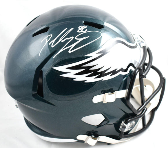Dallas Goedert Autographed Philadelphia Eagles F/S Speed Helmet - Fanatics *White Image 1