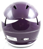 Cris Carter Autographed Minnesota Vikings F/S 83-01 Speed Helmet-Beckett W Hologram *White Image 4