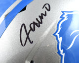 Jameson Williams Autographed Detroit Lions F/S Speed Helmet-Beckett W Hologram *Black Image 2