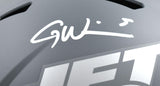 Garrett Wilson Autographed New York Jets F/S Slate Speed Helmet- Fanatics *White Image 2