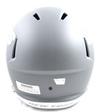 Garrett Wilson Autographed New York Jets F/S Slate Speed Helmet- Fanatics *White Image 4