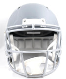 Tedy Bruschi Autographed New England Patriots F/S Slate Speed Helmet - Beckett W Hologram *White Image 3