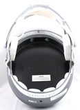 Tedy Bruschi Autographed New England Patriots F/S Slate Speed Helmet - Beckett W Hologram *White Image 5