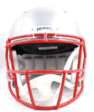 Tedy Bruschi Autographed New England Patriots F/S Speed Helmet - Beckett W Hologram *Black Image 3