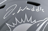 Jaylen Waddle Autographed Miami Dolphins F/S Slate Speed Helmet- Fanatics *White Image 2