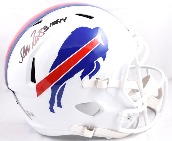 Andre Reed Autographed Buffalo Bills F/S Speed Helmet w/HOF - Beckett W Hologram *Black Image 1